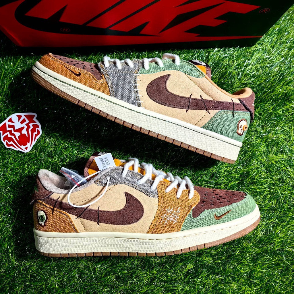 รองเท้าJordan 1 x Zion Williamson VooDoo พร้อมของสมนาคุณถุงเท้าElite