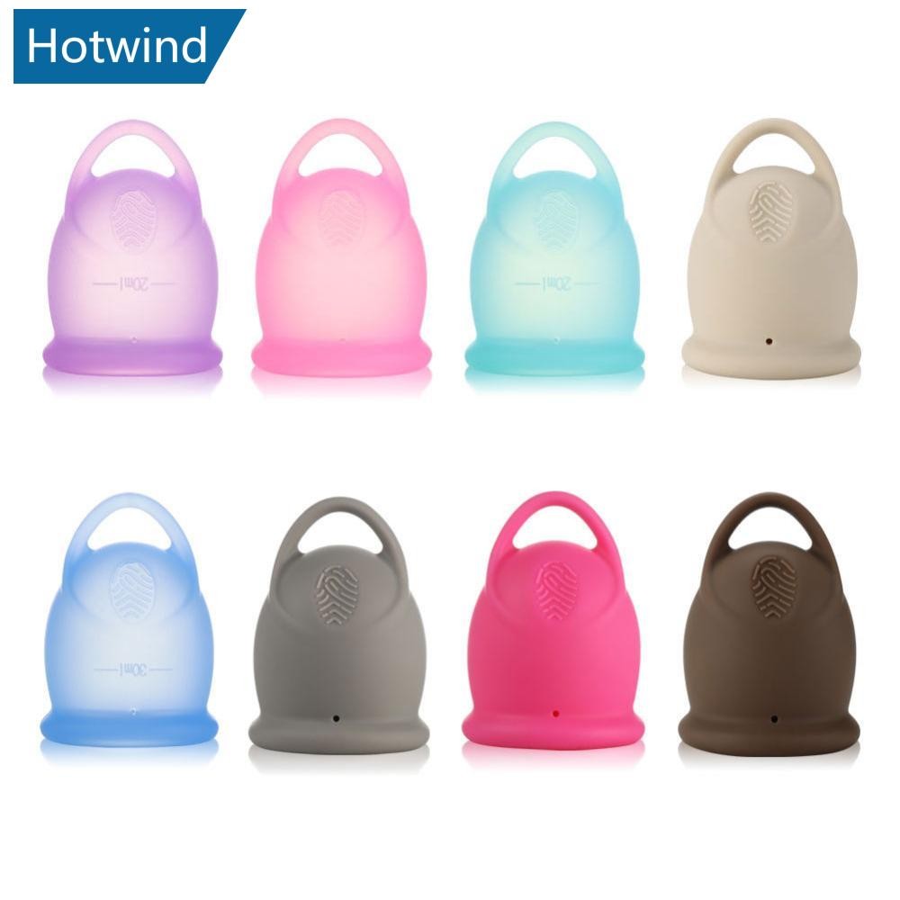 HW ซิลิโคนถ้วยประจําเดือน L/S Reusable ผู้หญิงสุขอนามัยถ้วยประจําเดือนสุขอนามัยของผู้หญิงถ้วยประจําเดือน Health Care X6Z6