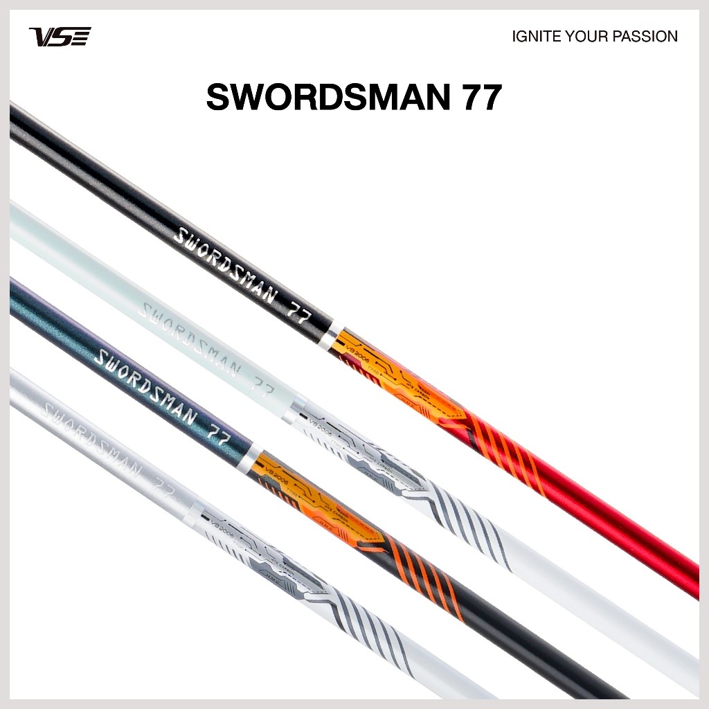 VS ไม้แบดมินตัน รุ่น SWORDSMAN77 [กริป-เอ็น-ซอง-พร้อมขึ้น][ประกันไทย 6 เดือน] - รูปที่ 3