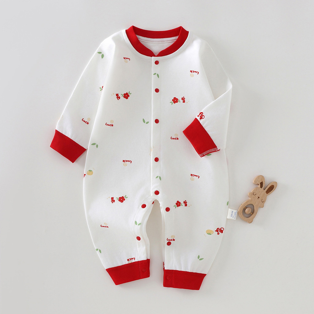 ชุดจั๊มสูทเด็ก ชุดจั๊มสูทเด็ก ชุดรอมเปอร์ ชุดรอมเปอร์ เสื้อผ้าเด็กทารกแรกเกิด ชุดจั๊มสูทสี่ตัว ชุดบอดี้สูทเด็กแรกเกิดแขนยาว 3-9 เดือน - รูปที่ 2