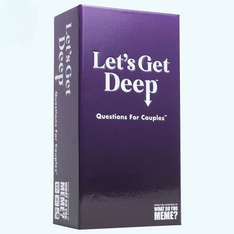 What Do You Meme? Let's Get Deep - Conversation Cards for Couples- Love Language Card Game for Coupl