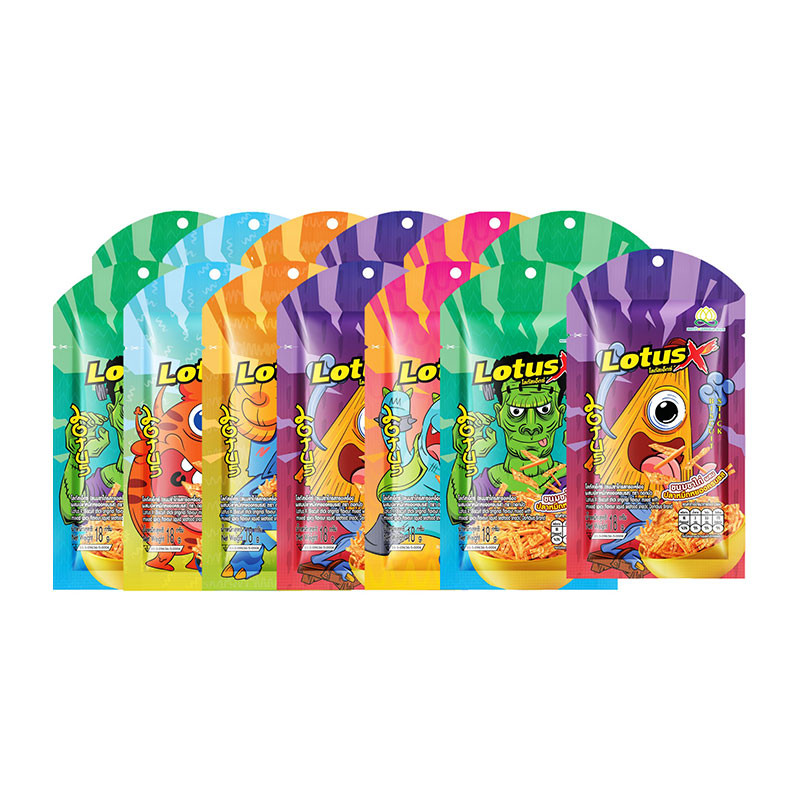 โลตัส ขนมขาไก่เอ็กซ์ 18 ก. x 12 (LOTUS Biscuit 18 g x 12)