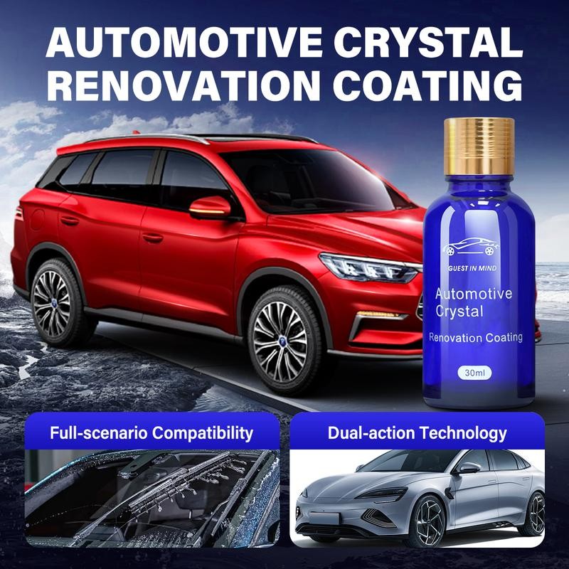 【GUEST IN MIND】Automotive Crystal Renovation Coating ความแข็งระดับ 9H ช่วยฟื้นฟูสีรถที่ซีดจางและรอยข