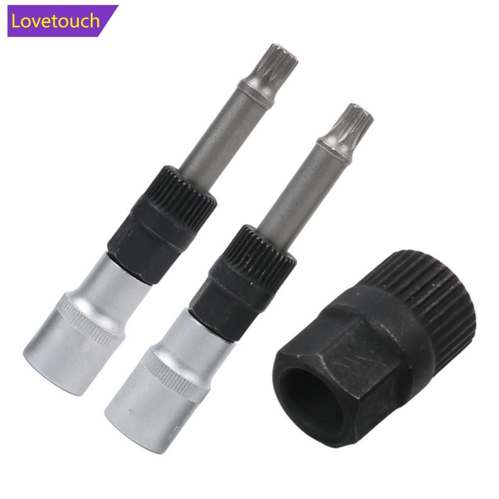 LOVETOUCH T50/M10 33 ฟันเครื่องมือเครื่องกําเนิดไฟฟ้ากระแสสลับ Pulley Center Bolt Remover ซ็อกเก็ตเค