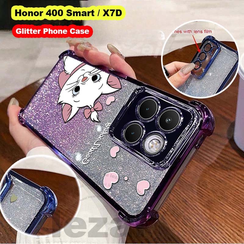 เคสHonor 400 Smart 400Smart 5G Honor X7D X7 d เคส Soft Shining กันกระแทก Glitter ฝาหลัง
