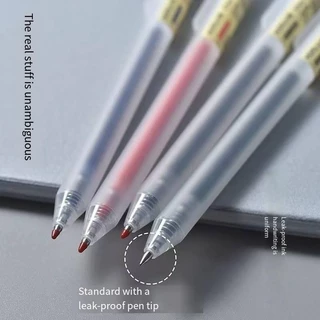 🔥พร้อมส่ง ใน 🇹🇭🔥ปากกาลูกลื่น แบบกด ขนาด 0.5mm หมึกเยอะมาก ปากกาเจล ปากกา สีแดง สีดำ สีน้ำเงิน ปากกาหมึกเจลแบบกด ขนาด