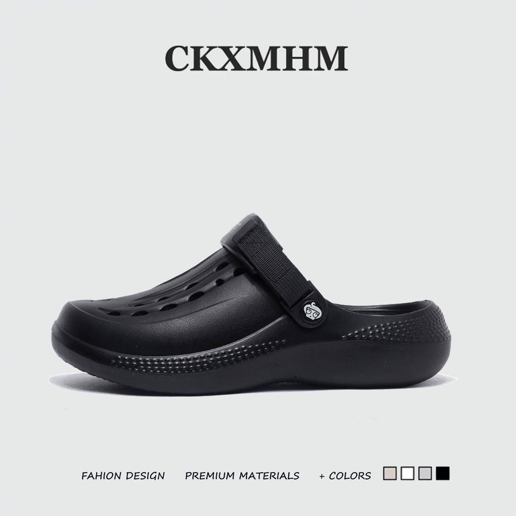 CKXMHM 40-47 รองเท้าแตะ EVA ผู้ชายแฟชั่นรองเท้าแตะขนาดใหญ่ 46 47