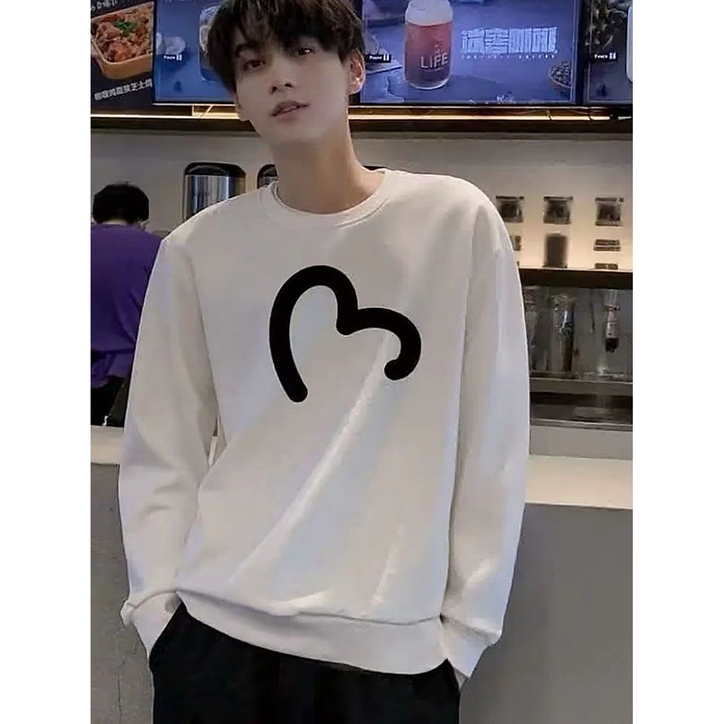 เสื้อกันหนาว Tianxuning Chicheng สีขาว แขนยาว สวมใส่รอบคอ สำหรับทั้งผู้ชายและผู้หญิง