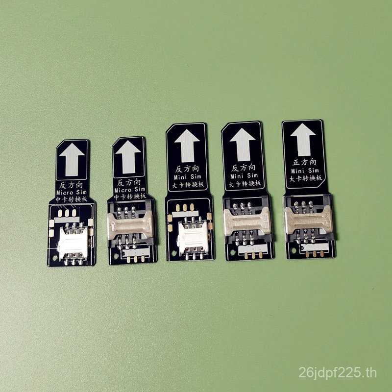 T Test ภายนอก PCB อะแดปเตอร์การ์ดขนาดใหญ่อะแดปเตอร์บอร์ดขยายทิศทางนาโน SIMNano บวกลบภายนอกการ์ดกลาง 