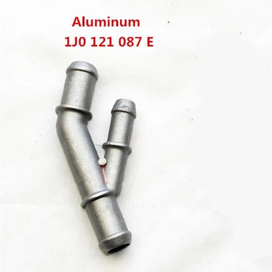 อลูมิเนียมอัลลอยด์ Cooling Coolant T-Fitting ท่อท่อสําหรับ VW MK4 Golf Jetta Bttle A3 S3 TT 1.8T 1J0