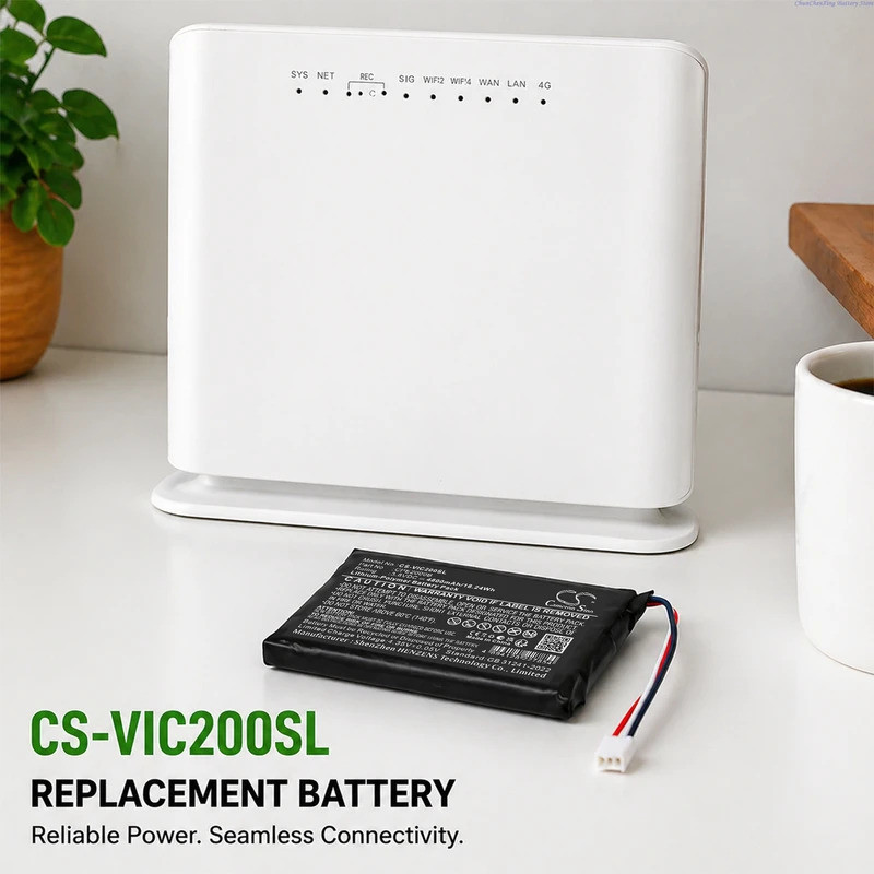Cameron Sino 3.8V 4800mAh แบตเตอรี่ฮอตสปอตทดแทน CPE2000B สําหรับ VIDA CPE2000B 4G LTE CPE Router