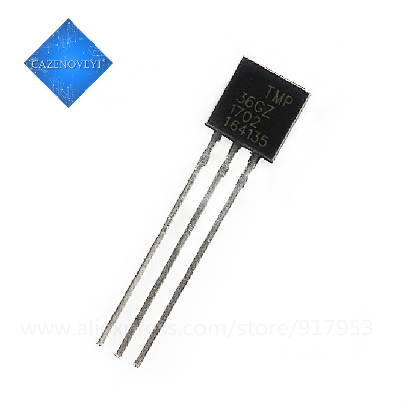 ชิป TMP36GT9Z TMP36GZ TMP36 TO-92 5 ชิ้น