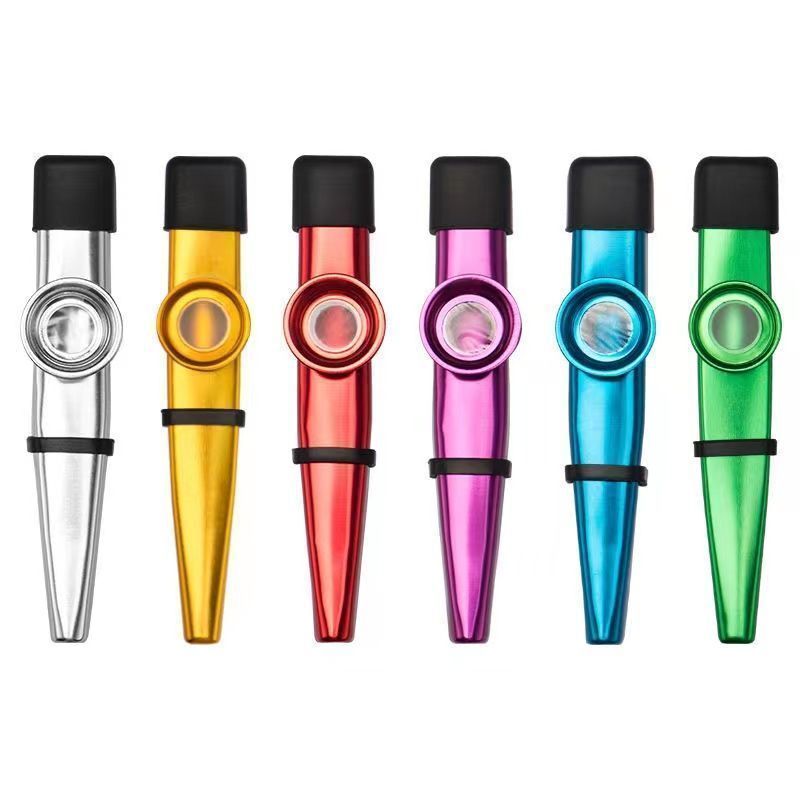 โลหะ kazoo kazoo kazoo กีตาร์ Ukulele Companion ชุดการ์ดขลุ่ย Niche เครื่องดนตรีง่ายต่อการเรียนรู้