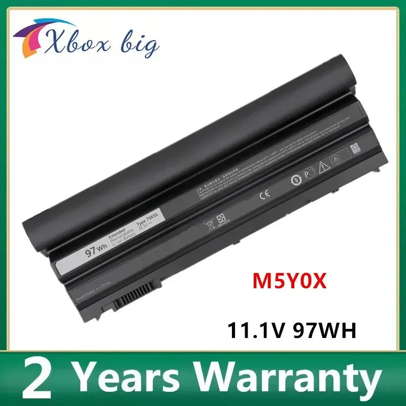M5Y0X T54FJ 97Wh แบตเตอรี่แล็ปท็อปสําหรับ Dell Latitude E6430 E5420 E5430 E6420 E6530 E6540 E6440 04