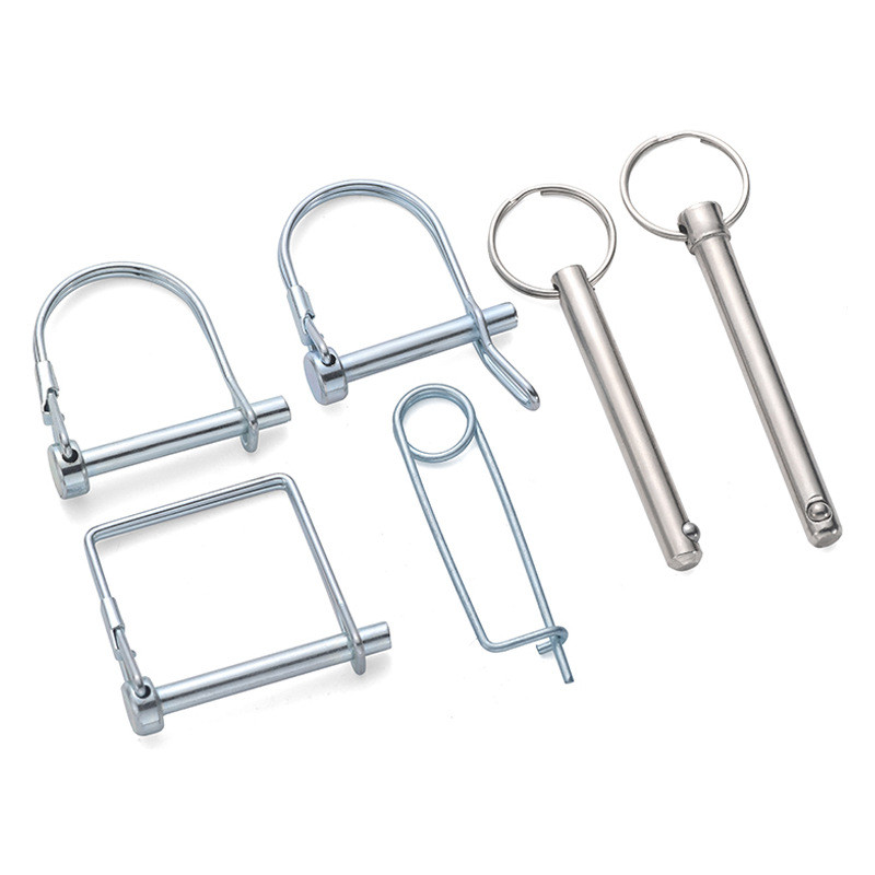 ลูกเหล็กพินลูกเหล็กเดี่ยว Quick Release Pin Safety Pin Ball Head Locking Pin Safe Quick Release M6M8