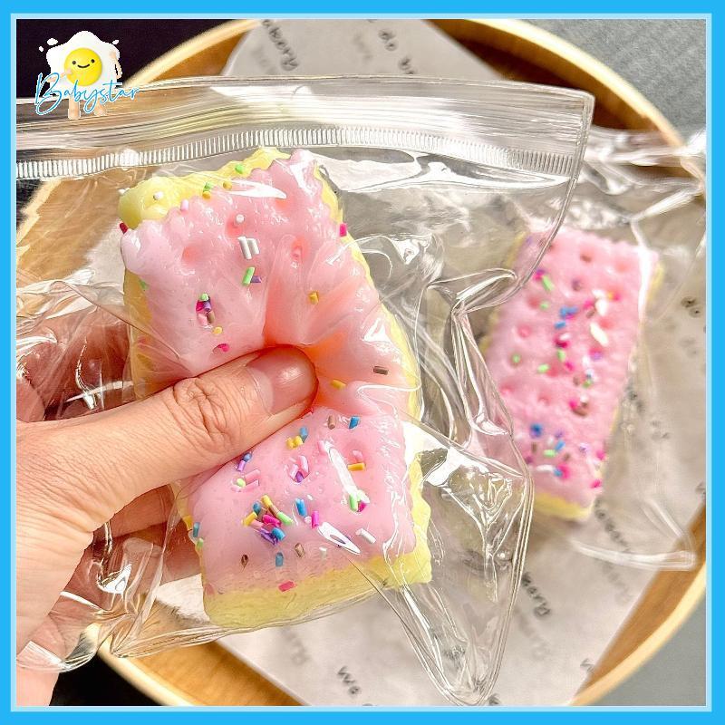 [Inthehot-t] Cookie Stiy Taba Squeeze Fidget Toys ผู้ใหญ่,ของเล่นบีบนุ่มพิเศษ,สนุกเพลิดเพลินไปกับ Dpression Toy Party Gifts [ใหม่]