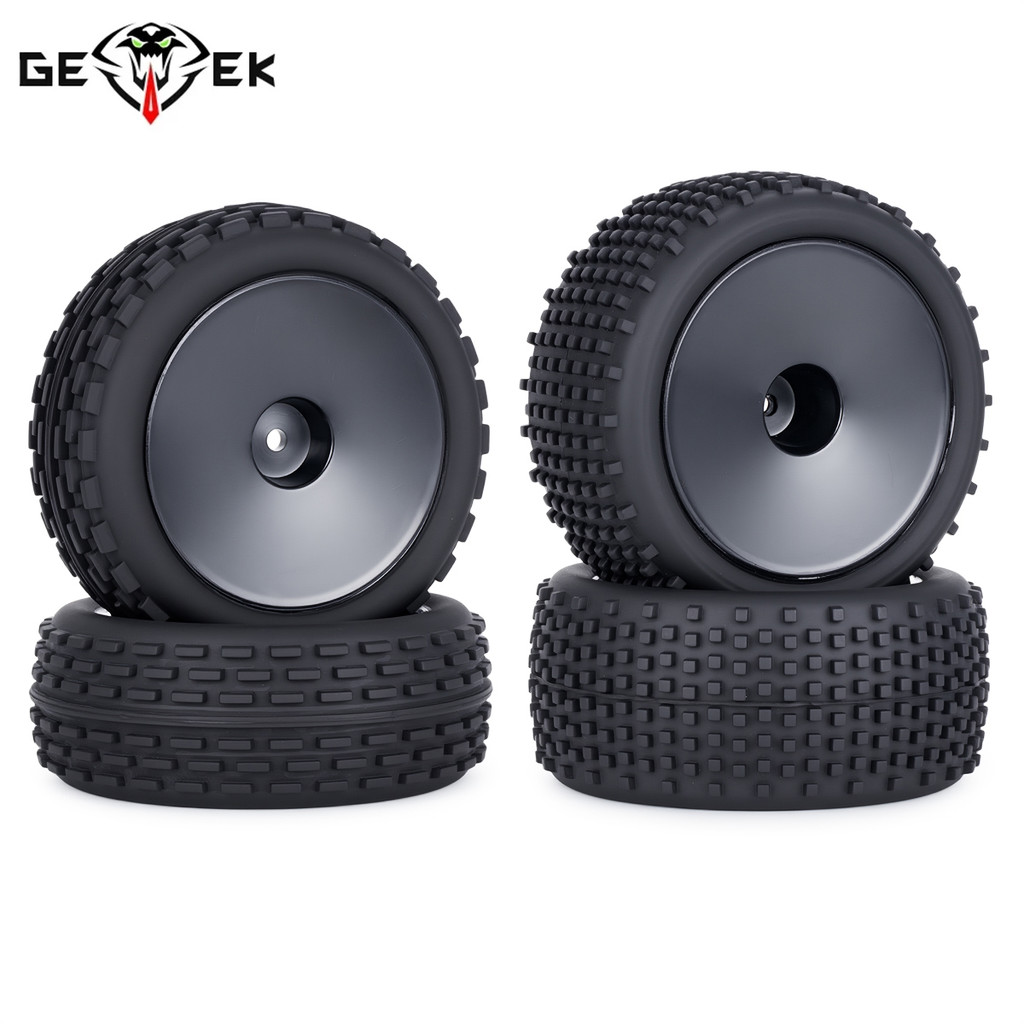 1/10 2WD RC Off-Road Buggy ล้อยาง 12 มม.Hex ด้านหน้าและด้านหลัง Tyres สําหรับ Tamiya Xray Xb2 Serpen