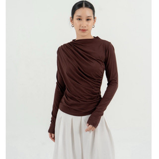 AIJO| Violet Longsleeve - Oneck Lengan Panjang Wanita Korean Style Outfit Atasan