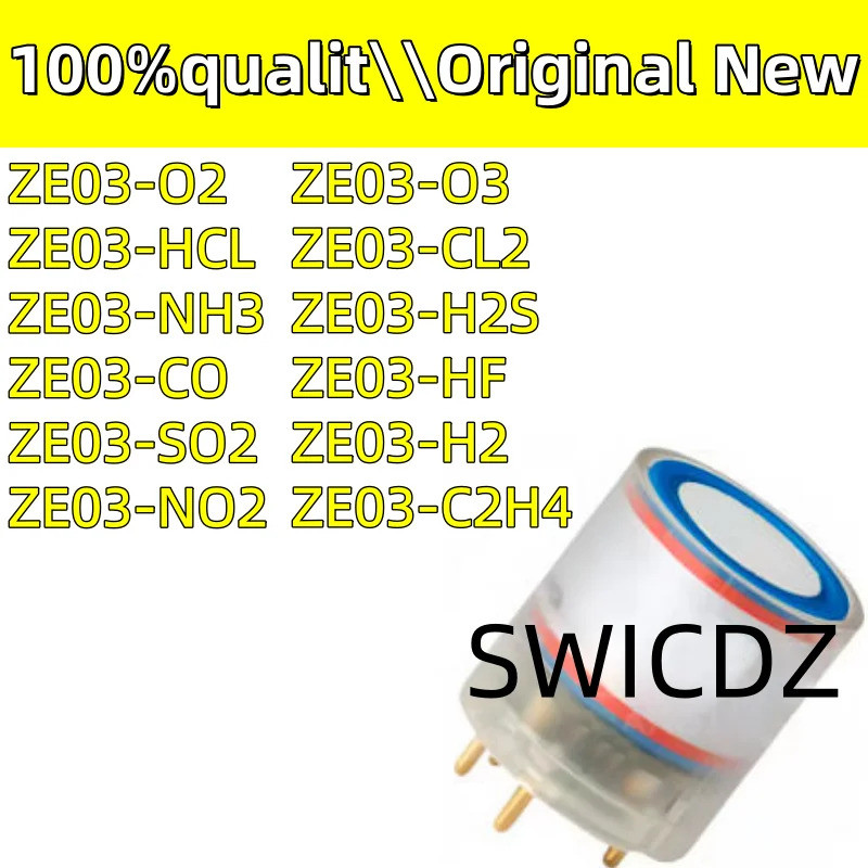 ZE03-CO/SO2/NO2/O3/H2S/O2/NH3/C2H4/CL2/HF/HCL โมดูลตรวจจับแก๊สความไวสูง UART & Analog แรงดันไฟฟ้าเอา