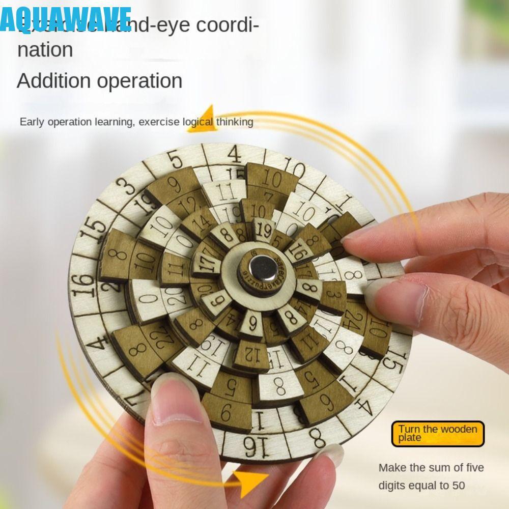ของเล่นปริศนาดิจิตอล AQUAWAVE, เครื่องเล่นแผ่นเสียงไม้ Huarong Road Number Puzzle, การทดสอบ IQ Mind 