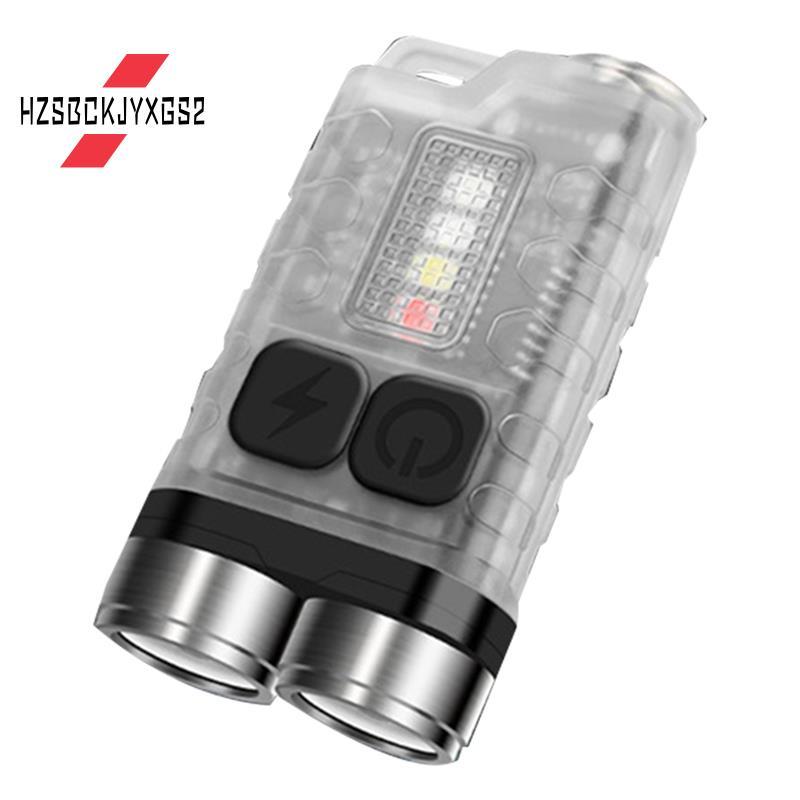 Hzsbckjyxgs2Mini ไฟฉายไฟฉาย USB ชาร์จไฟฉาย,ไฟพกพาขนาดเล็กแสงกันน้ํากลางแจ้ง