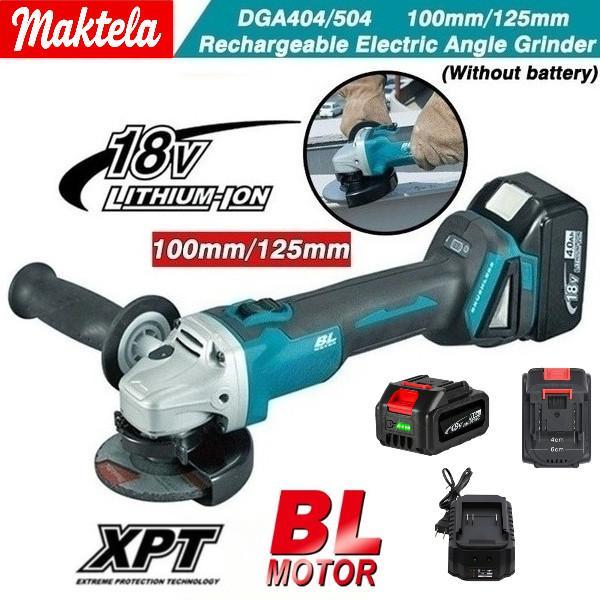 ใหม่ เครื่องเจียรไฟฟ้า ไร้แปรงถ่าน MT18V 100 มม. 125 มม. อเนกประสงค์ ชาร์จซ้ําได้ คุณภาพสูง