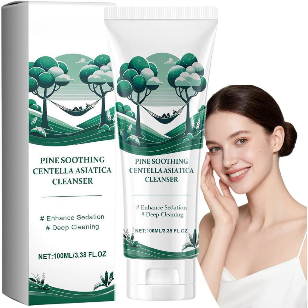 Bing Pine Centella Asiatica Facial Cleanser, Centella Asiatica Facial ขนาดเดินทาง, ค่า pH ต่ํา Good 