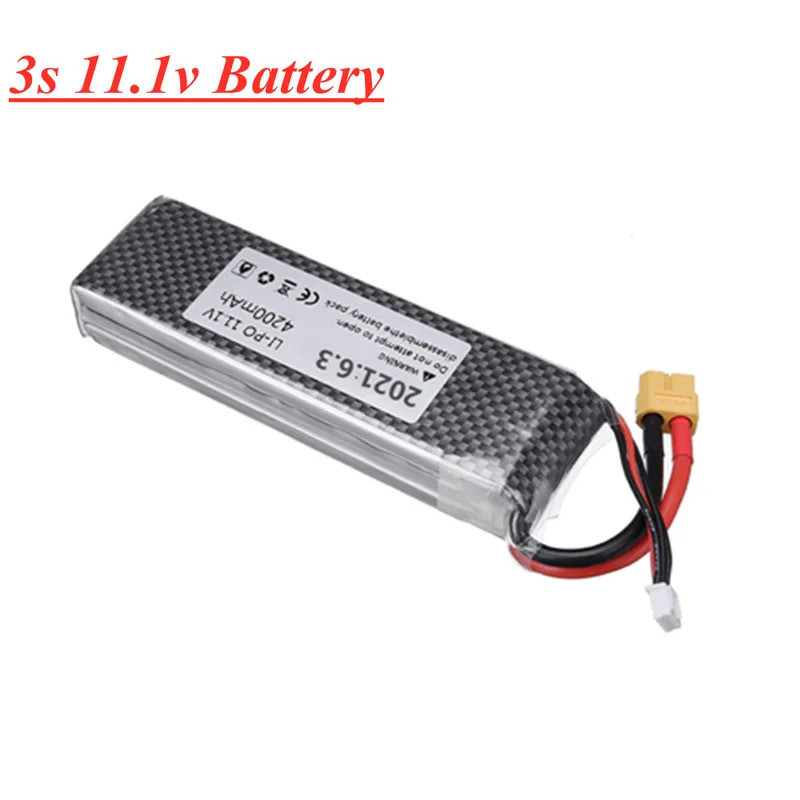 3S 11.1v LiPo แบตเตอรี่สําหรับ Rc รถเรือเฮลิคอปเตอร์เครื่องบิน 11.1 V 1500/2200/3000/4200/5200/6000M