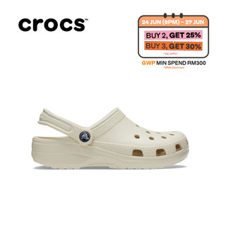 Crocs Unisex Classic Clog - Bone