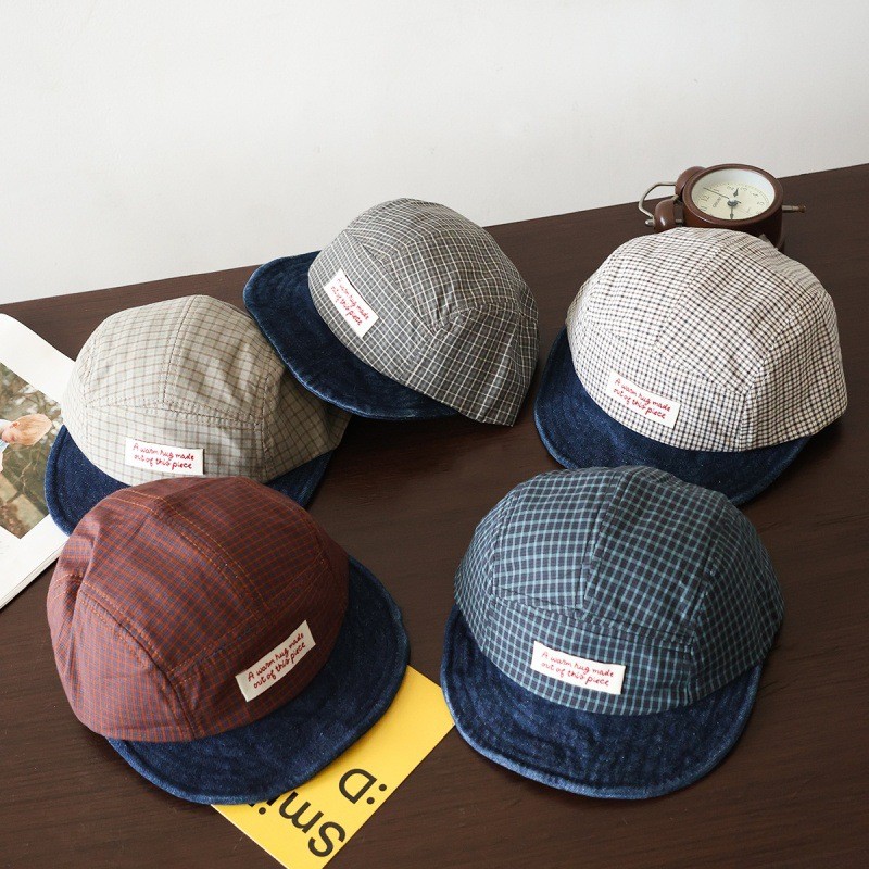 Parent-child short eaves baseball cap