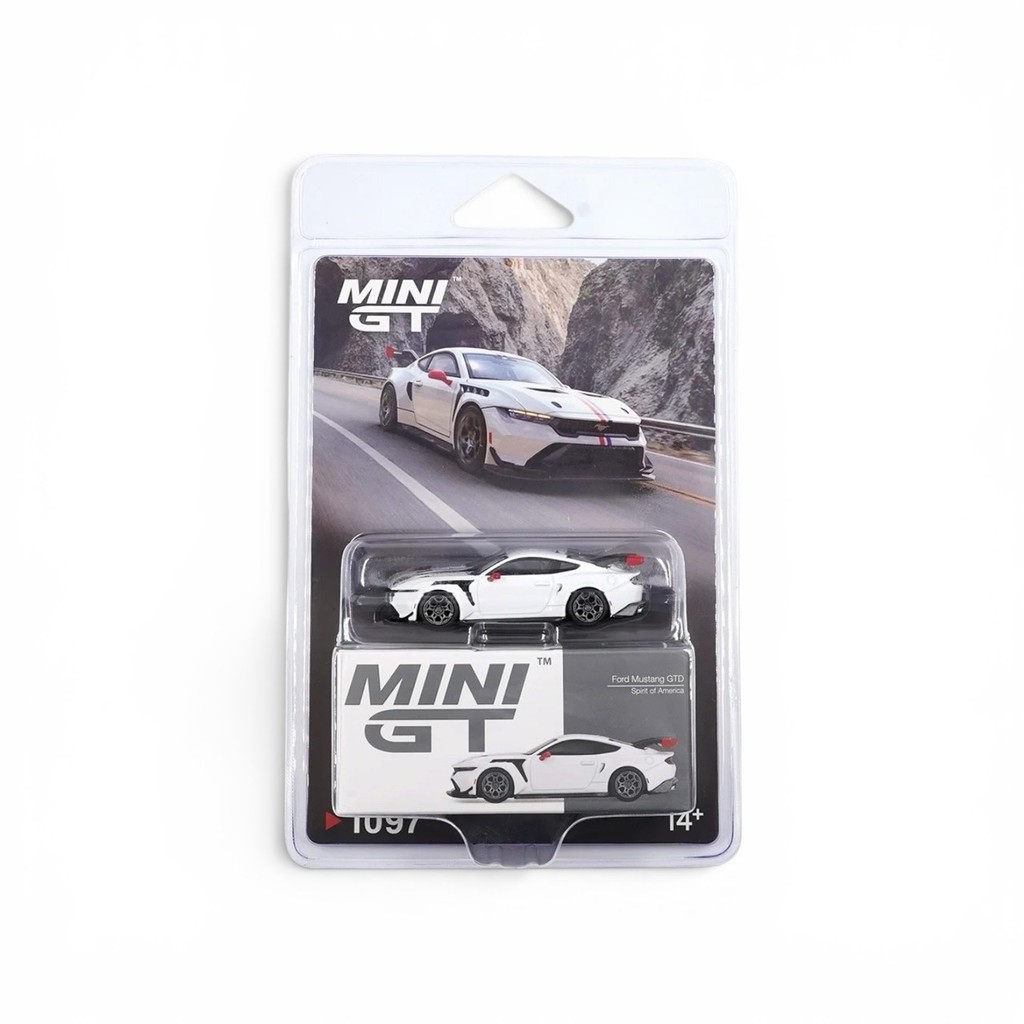 MINI GT No.1097 Ford Mustang GTD Spirit of America /Blister packaging MGT01097-BL