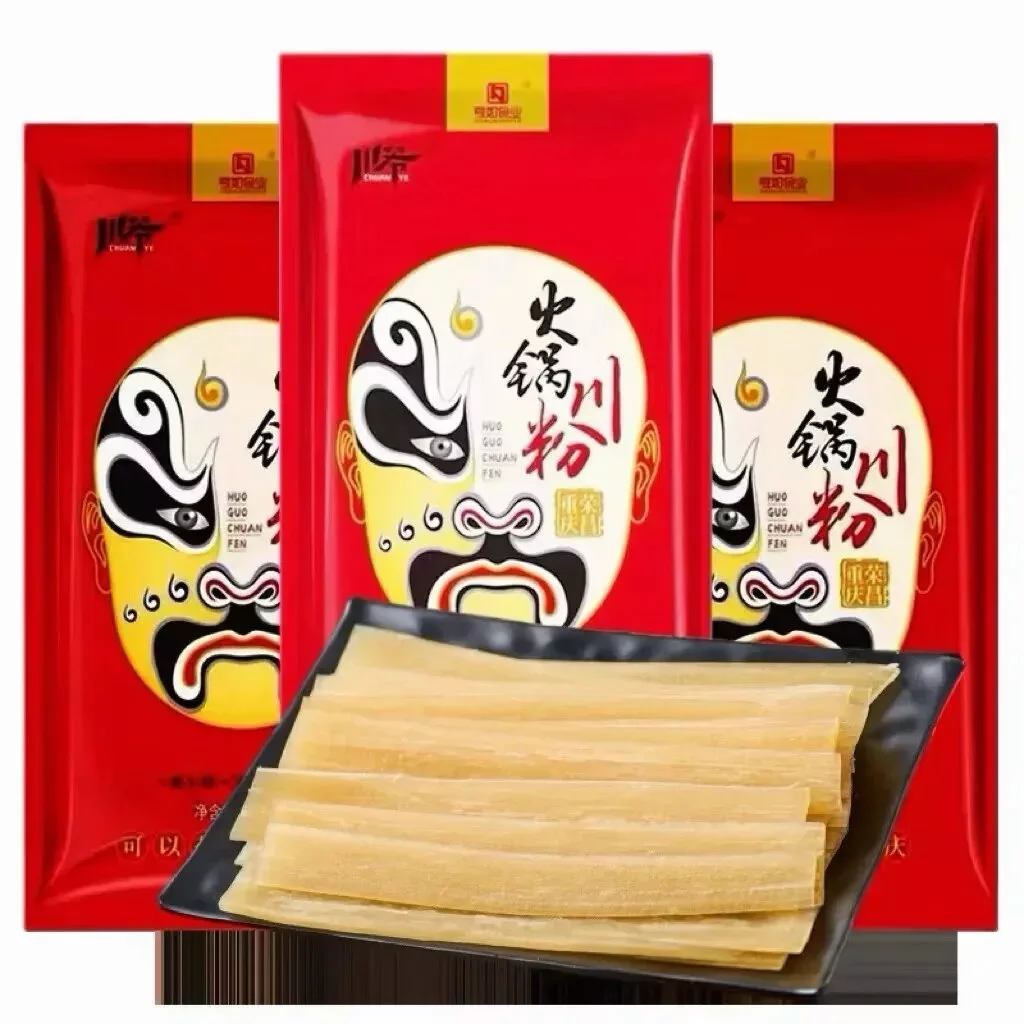 พร้อมส่ง เส้นสุกี้จีนมันสำปะหลัง เส้นหนึบมันเทศ เส้นหม่าล่าชาบูขนาด 200 กรัม