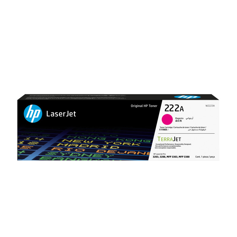 HP ตลับหมึกโทนเนอร์ รุ่น W2223A สีม่วงแดง Magenta