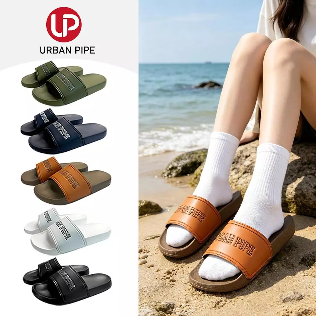 URBAN PIPE รองเท้าแตะหนีบ EVA คลาสสิค กันลื่น พื้นหนานุ่ม ใส่ทุกที่ สวย ทนทาน ยูนิเซ็กส์ 602