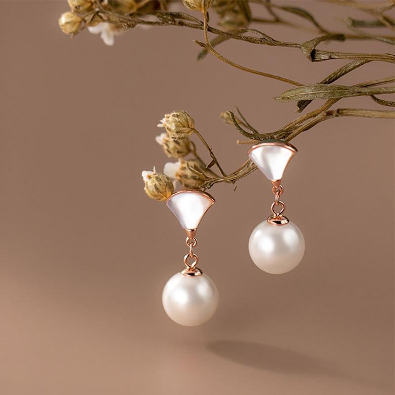 Ocean's Harmony Earrings ต่างหูเงินแท้ S925 [MERCELO]