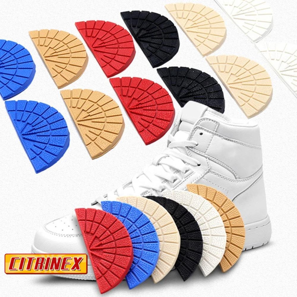 CITRINEX 1 คู่ Outsole Sole Protectors, Anti-Slip สวมใส่ Soles สติกเกอร์,คุณภาพรองเท้าซ่อมรองเท้า Patch ยางสติกเกอร์กาวด้วยตนเองรองเท้า