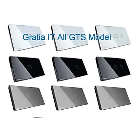 Gratia Switch Standard [C9] สวิตช์ไฟ ระบบสัมผัส ทางเดียว กราเทีย (ไม่รองรับรีโมท Only touch switch not support remote)