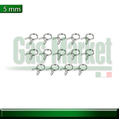 กิ๊ปรัดท่อแกีส 5 mm - Spring Clamp 5 mm 14 pcs