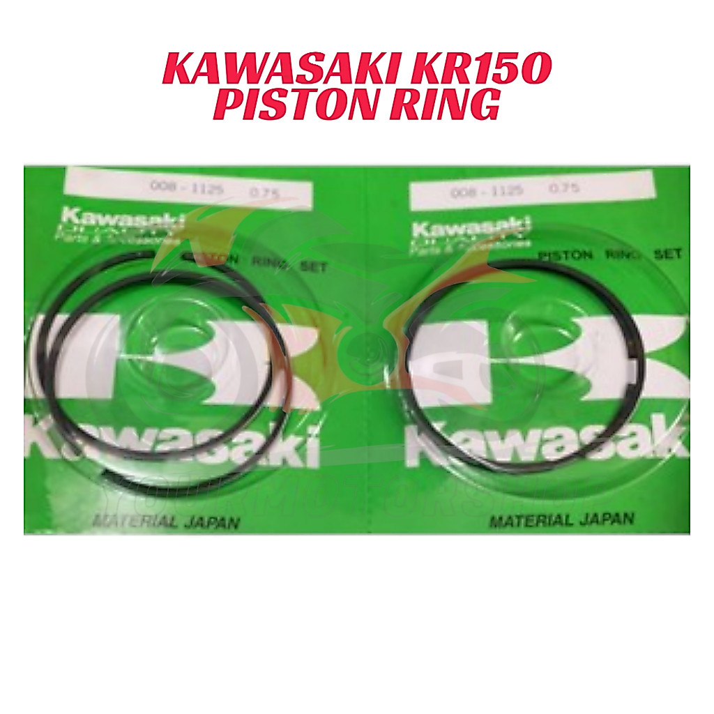 OEA Kawasaki KR150 แหวนลูกสูบ 0.75 1.00 008-1125 KR 150 แหวนลูกสูบ