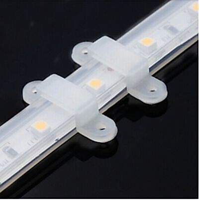 กิ๊บใส ใช้ล็อคไฟสายยาง 220v หรือ ไฟ Ribbon LEDได้ ต่างๆ