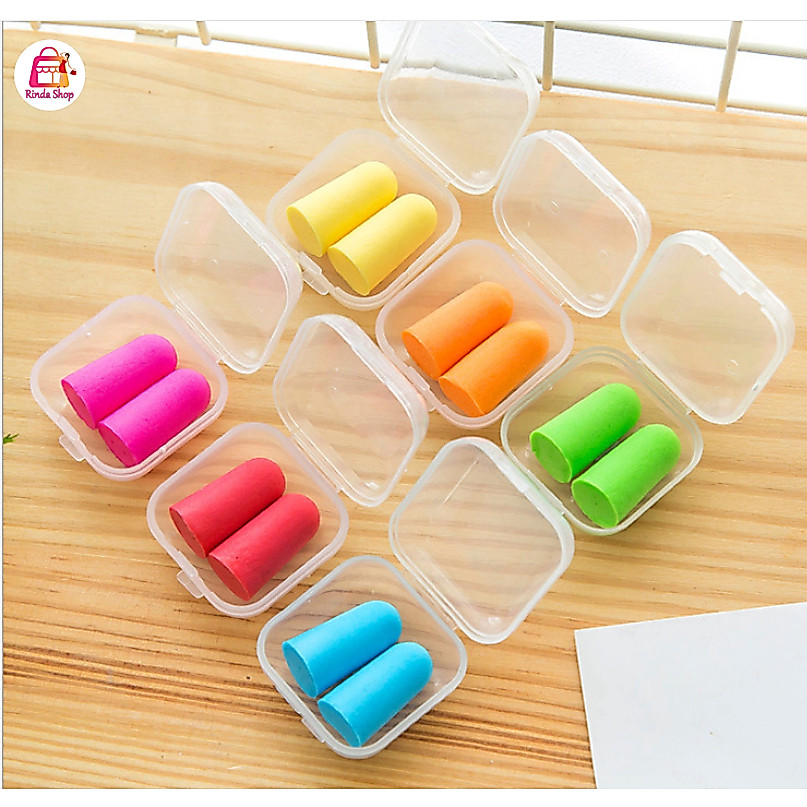 พร้อมส่งในไทย ที่อุดหู ear plug กันเสียงรบกวน เสียงกรนพร้อมกล่องเก็บ