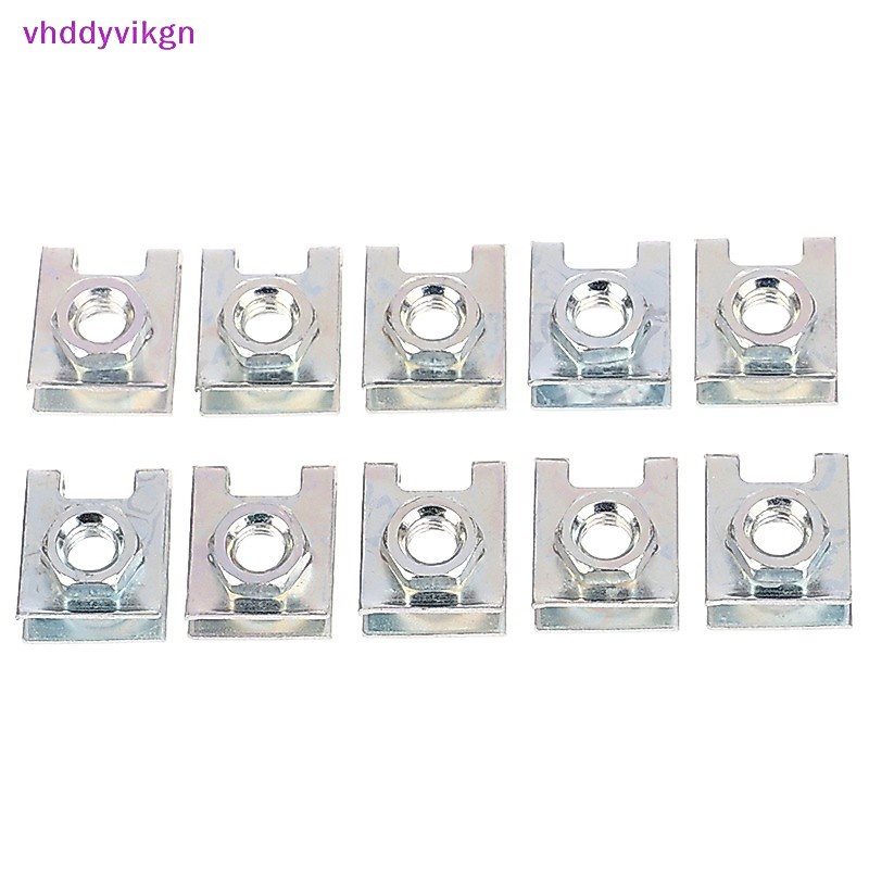 Vhdd หมุดสกรูยึดป้ายทะเบียนรถยนต์ 6 มม. 10 ชิ้น