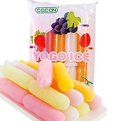Cocon โยโก้บาร์ โยโกะบาร์ ไอศกรีมนมพุดดิ้งรสผลไม้ต่างๆ 1 แพ็คมี 10 แท่ง