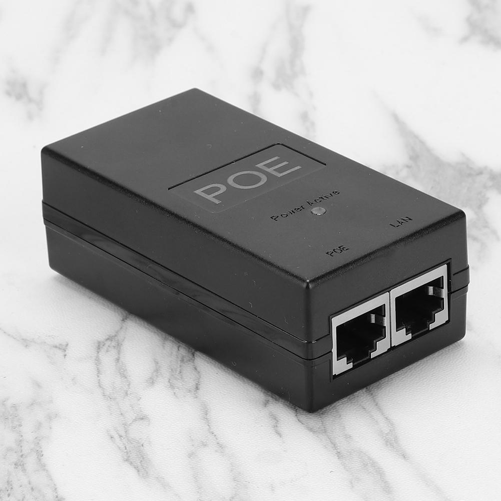 [freestyle01.th] 24V POE Power Injector สําหรับกล้องเฝ้าระวังอีเธอร์เน็ตพร้อมเอาต์พุต 12W