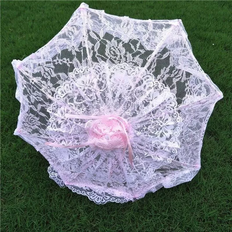 ร่มลูกไม้ Lolita Rose Lace ร่มเจ้าหญิง ร่มถ่ายรูปแต่งงาน thumbnail 8