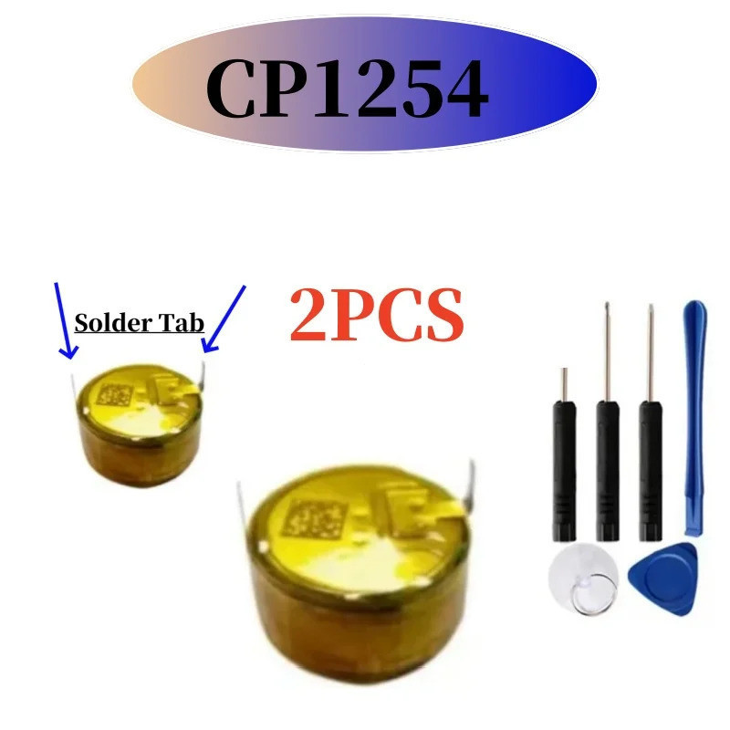 2 ชิ้น CP1254 3.7 โวลต์ 0.259Wh ชุดหูฟังบลูทูธแบตเตอรี่สําหรับ JBL Tune 230NC 230 NC TWS หูฟัง T230N