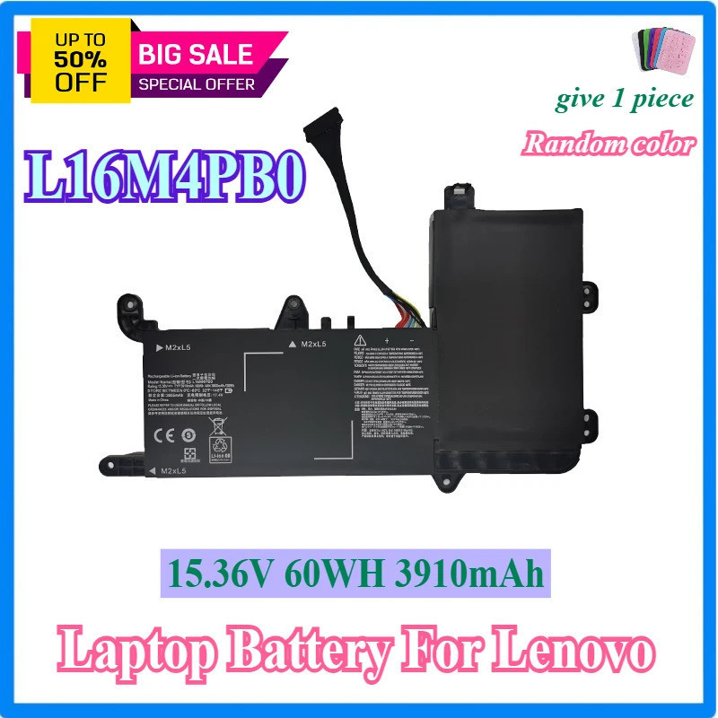 L16M4PB0 แบตเตอรี่แล็ปท็อปสําหรับ Lenovo Legion Y720-15IKB Series 80Y40003CD 5B10M33724 L16S4TB0 5B1