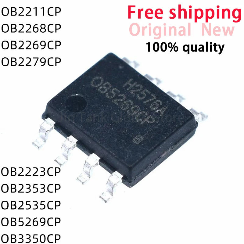 5PCS OB2269CP OB2211CP OB2268CP OB2279CP OB2223CP OB2535CP OB569CP OB3350CP sop-8 ชิปเซ็ต IC