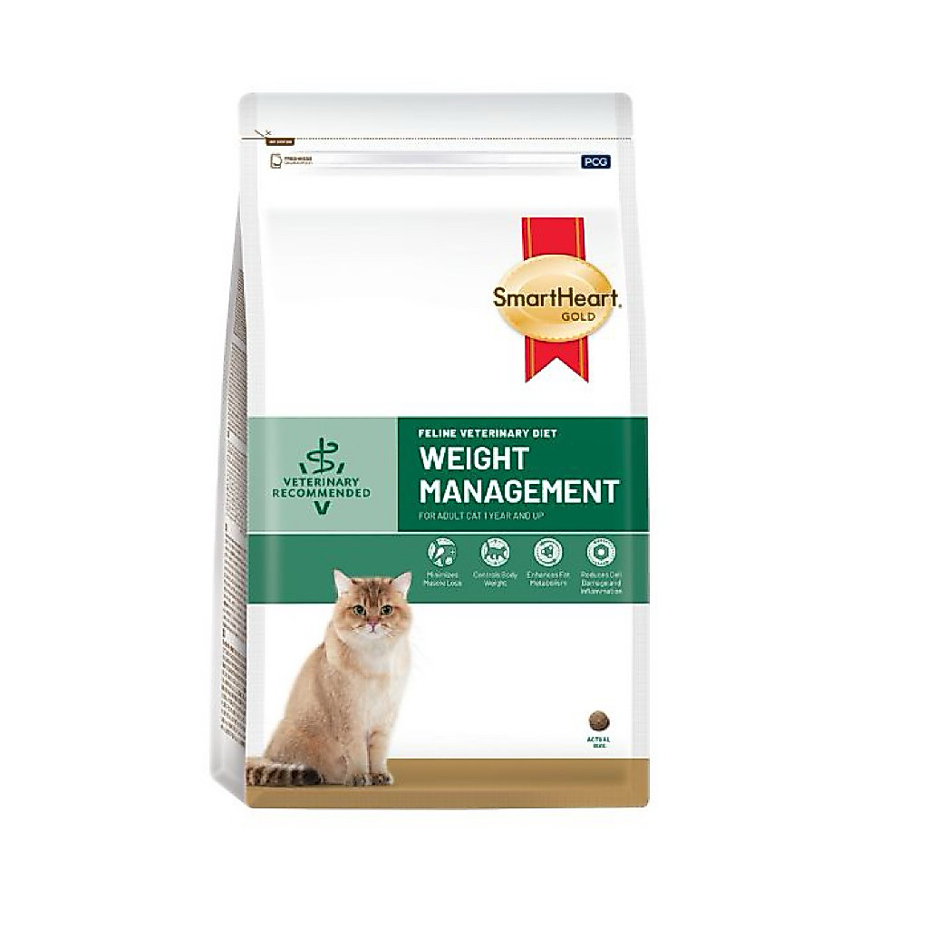 *แมว* SmartHeart Gold สูตร Weight Management (400g-1.5kg) อาหารแมวโรคอ้วน ลดน้ำหนัก