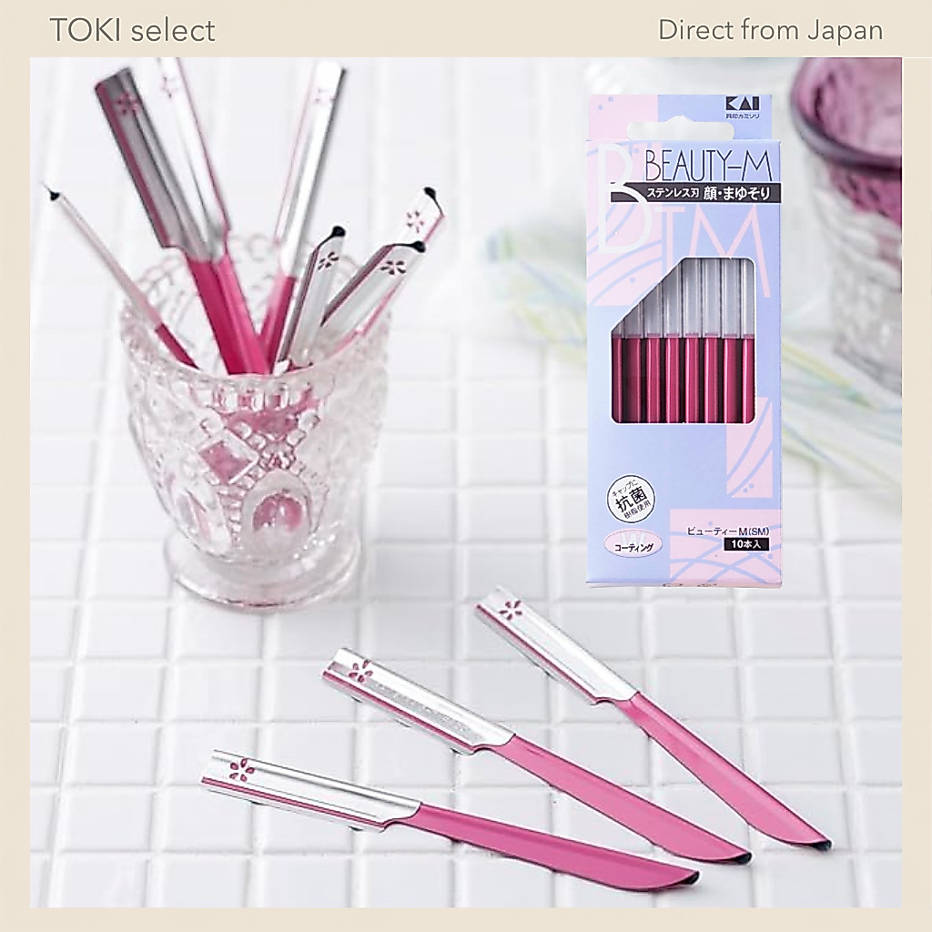 TOKI select | KAI Beauty M Disposable Razor for Women | Daily Use | 1 Pack / 3 Packs